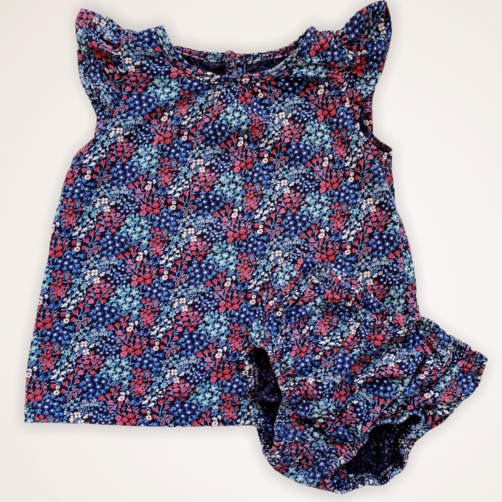 Joe Fresh Baby 18-24M Flutter Sleeve Top + Matching Bloomers